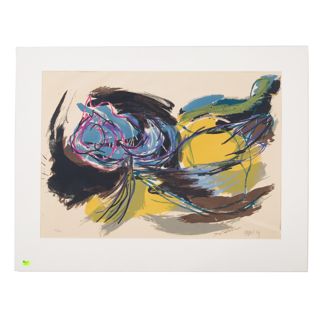 Appraisal: Karel Appel L'Oiseau color lithograph Dutch - Ed signed Appel