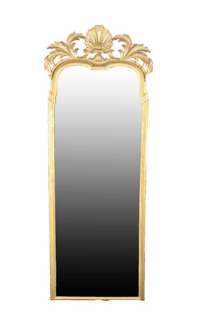 Appraisal: GEORGE I STYLE GILTWOOD PIER MIRROR OF RECENT MANUFACTURE the