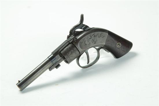 Appraisal: MASSACHUSETTS ARMS CO MAYNARD PRIMED POCKET REVOLVER Automatically revolved cylinder