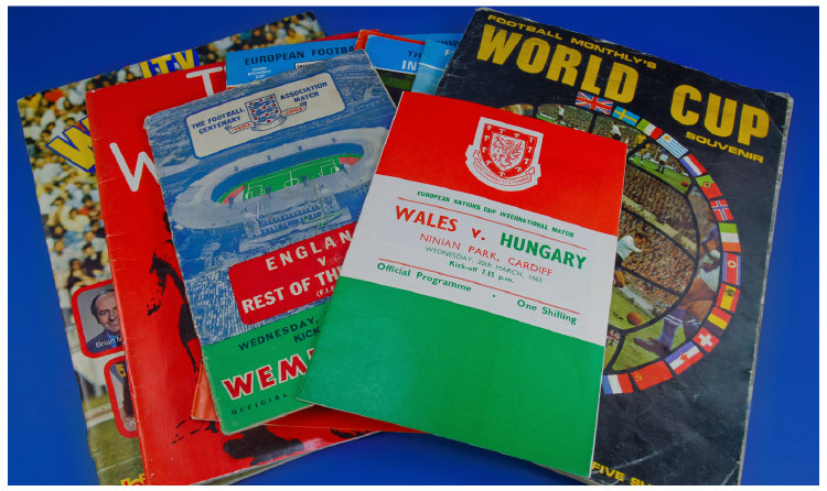 Appraisal: Collection of International Football Programmes all free from added writing