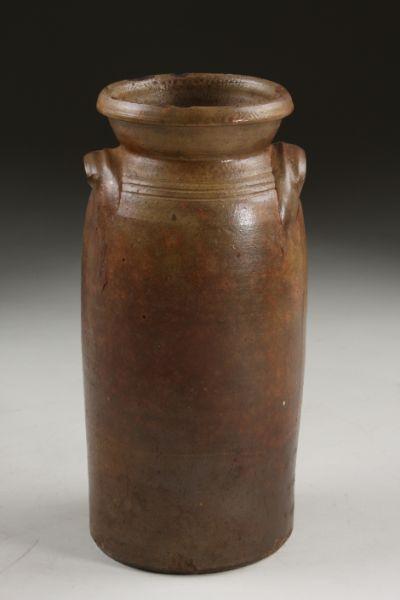 Appraisal: NC Pottery Manley Owens Two Gallon Jar th c stoneware