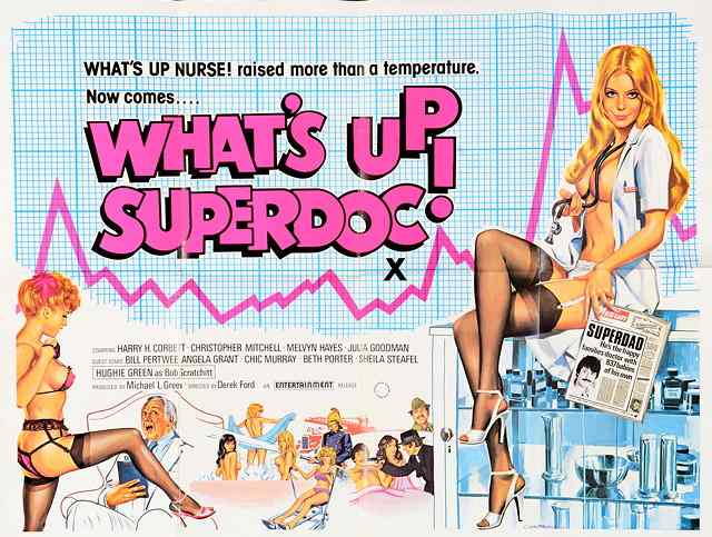 Appraisal: WHAT'S UP SUPERDOC Blackwater Film Productions poster design by Tom