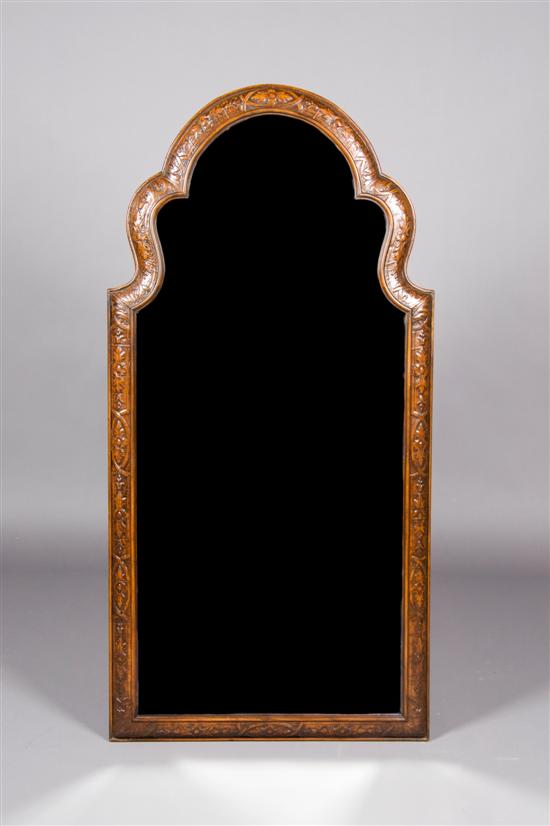 Appraisal: A Queen Anne Style Mirror Height x width inches