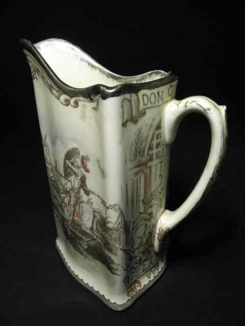 Appraisal: Royal Doulton ''Series Ware'' ''Don Quixote'' pitcher Decorated with scenes