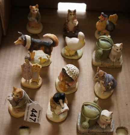 Appraisal: A collection of Border Fine Arts Beatrix Potter Figures comprising