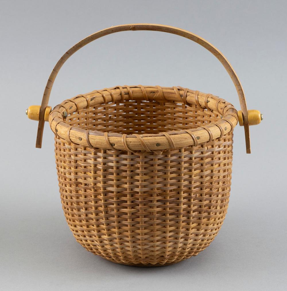 Appraisal: JOAN CASHIN NANTUCKET BASKET CONTEMPORARY DIAMETER JOAN CASHIN NANTUCKET BASKET