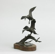 Appraisal: Diane Ramona Pierce American born A lovely bronze sculpture of