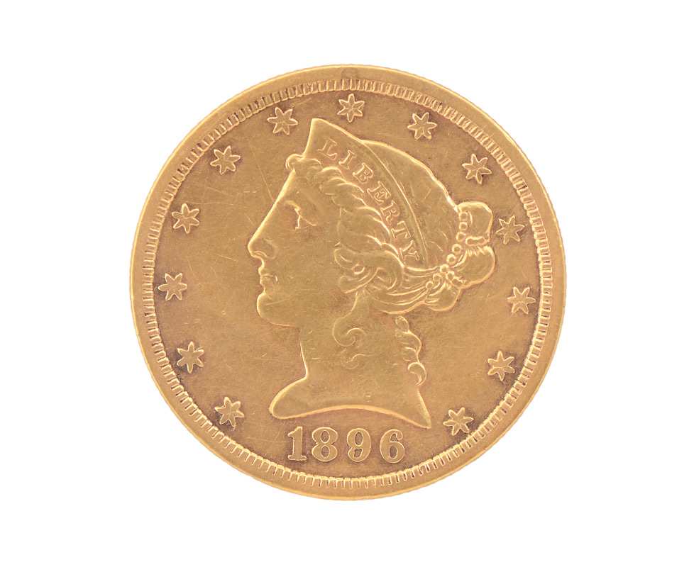 Appraisal: -S LIBERTY HEAD GOLD US COIN Ungraded approx grams