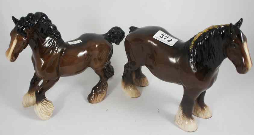 Appraisal: Royal Doulton Shire Horse and Cantering Shire Horse