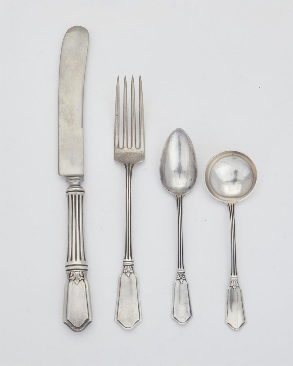 Appraisal: An Alvin Winchester sterling silver flatware service th Century Each