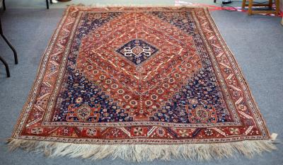 Appraisal: A Kashgai rug South West Persia mid th Century cm