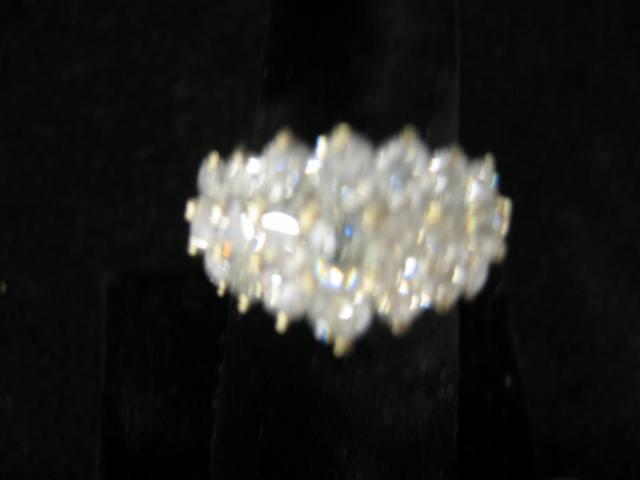 Appraisal: Diamond Ring diamonds totaling carats in k yellow gold with