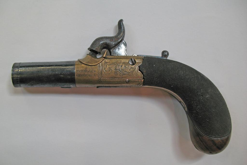 Appraisal: A PERCUSSION-CAP FIRING PISTOL by Williams Powell of Liverpool the