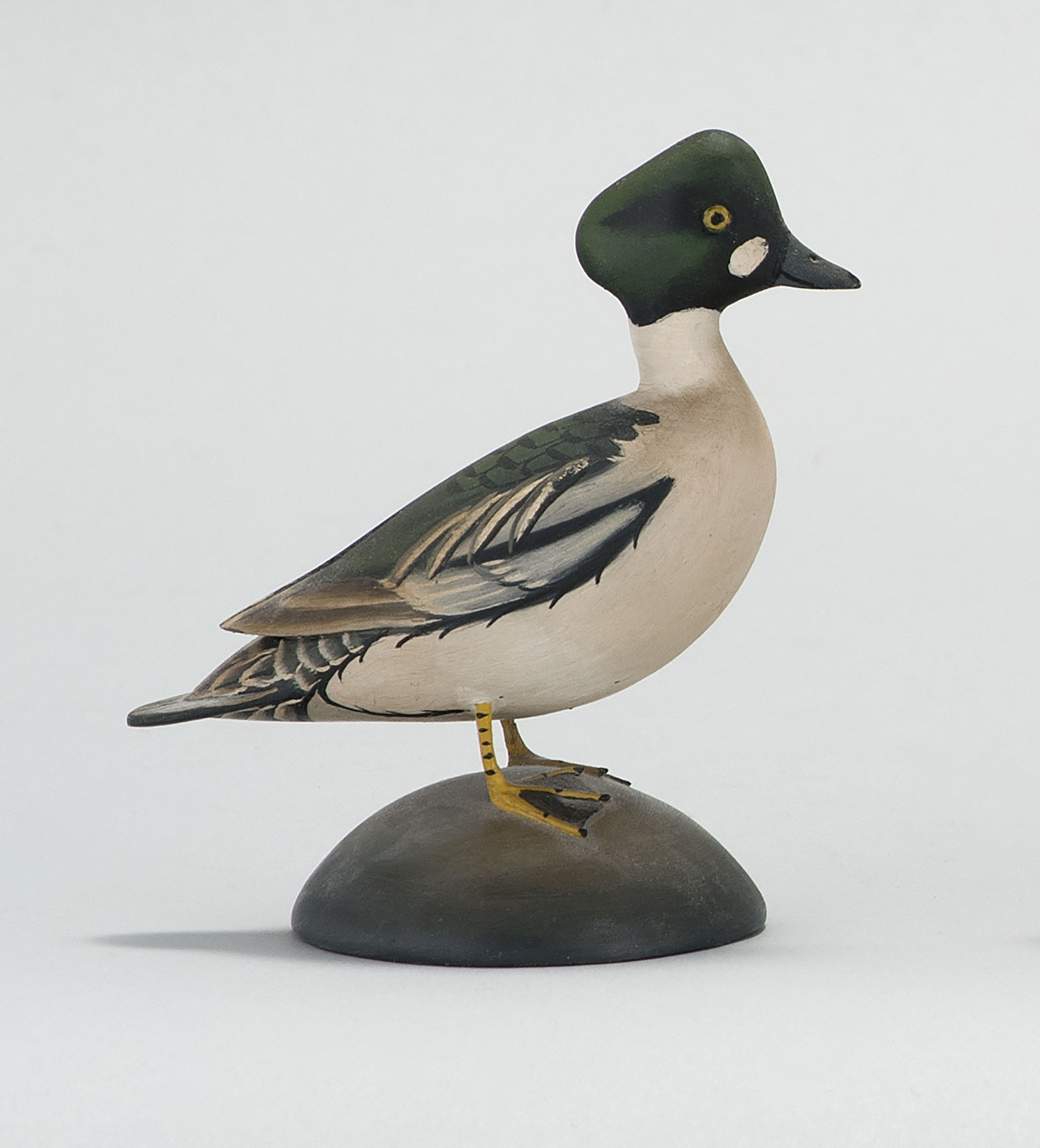 Appraisal: MINIATURE GOLDENEYE DRAKE By James Lapham of Dennisport Massachusetts Head