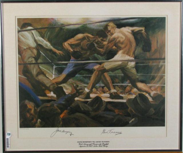 Appraisal: 'Living Legends'' lithograph ca after the original by Gustav Rehberger