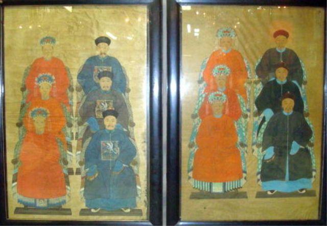 Appraisal: Pair of Chinese Prints From a Long Island home