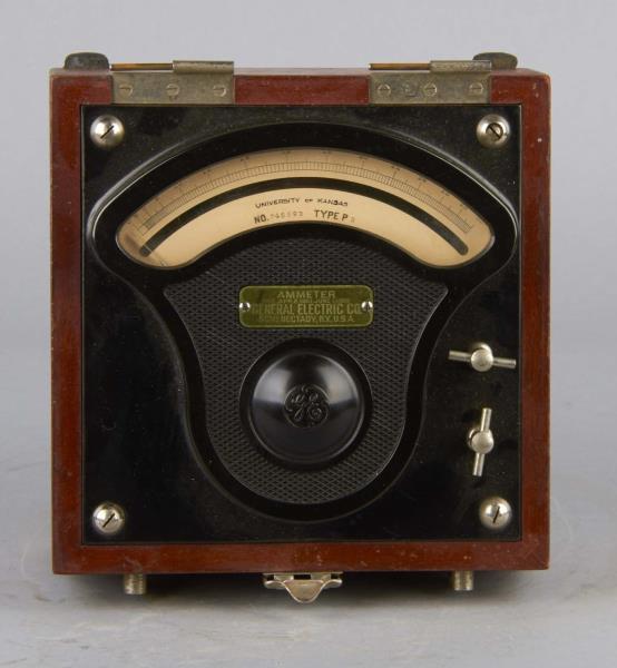 Appraisal: General Electric Ammeter This electrical measuring instrument with latest patent