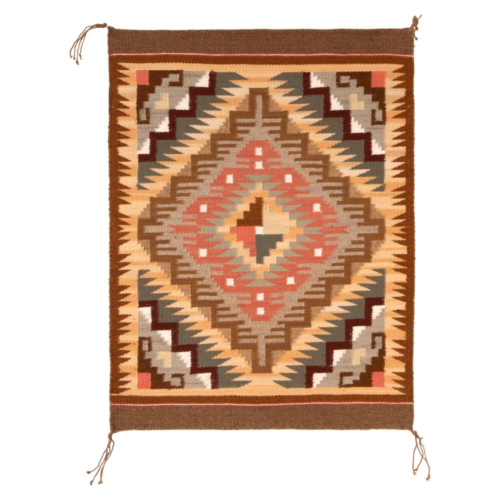 Appraisal: LISA ANDERSON BURNT WATER TEXTILE Lisa Anderson Din Navajo th