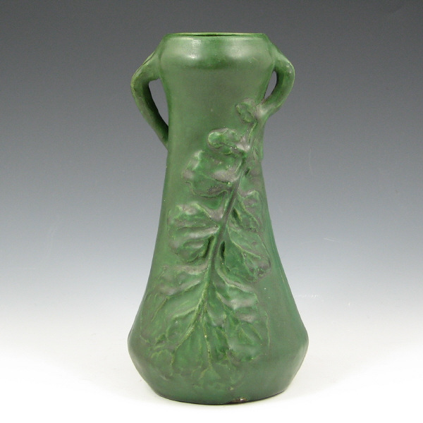 Appraisal: Cambridge Attr Matte Green Arts Crafts Vase Cambridge attributed Arts