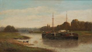 Appraisal: HIPPOLYTE CAMILLE DELPY French HIPPOLYTE CAMILLE DELPY French - CANALoil