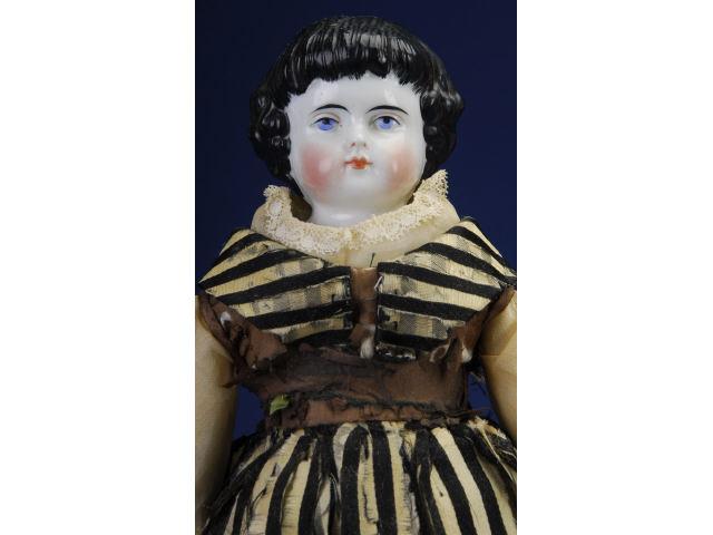 Appraisal: Highland Mary China Lady Germany ca glazed porcelain shoulder head