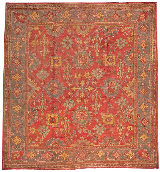 Appraisal: An Oushak carpet West Anatolia late th century size approximately