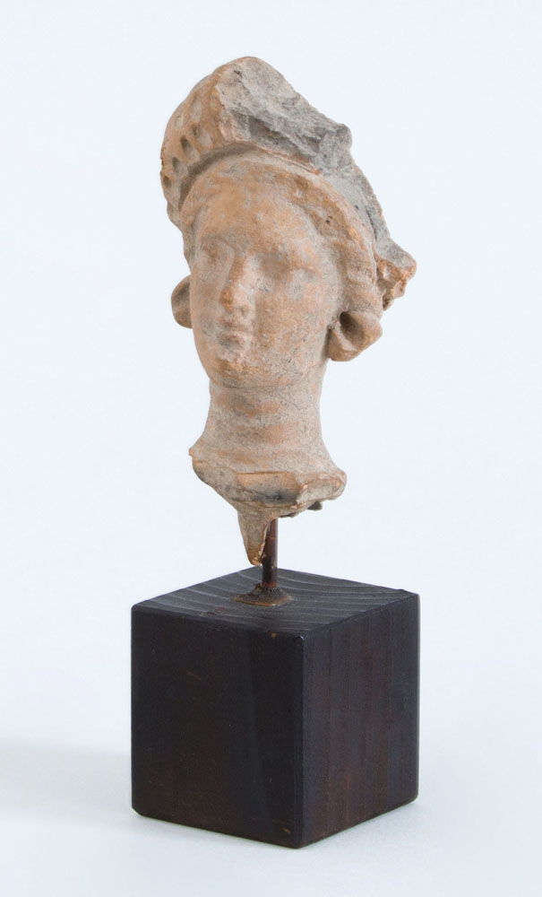 Appraisal: GREEK TERRACOTTA HEAD OF A WOMAN HELLENISTIC x x in