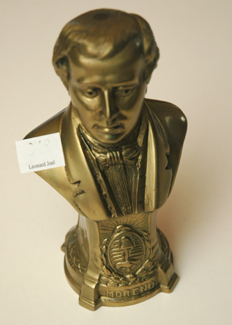 Appraisal: A BRONZE BUST OF A GENTLEMAN SIGNED MORENO