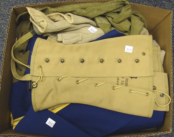 Appraisal: Various uniform shirts pants and pair of Gregory Reed Co