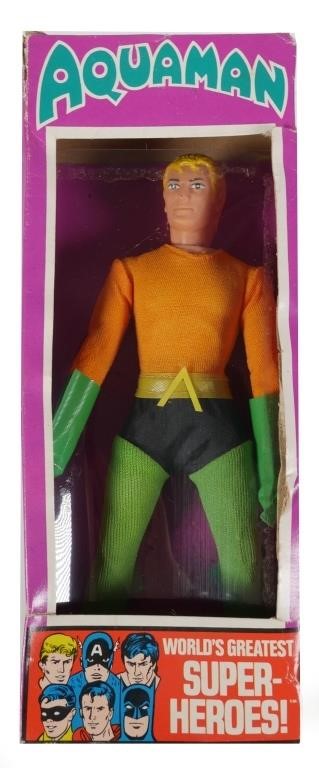 Appraisal: Mego Aquaman Superhero Action Figure Figure measures Minimal or no