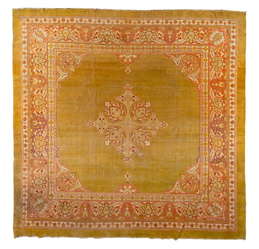 Appraisal: An Agra Amritsar Wool Rug An Agra Amritsar Wool Rug