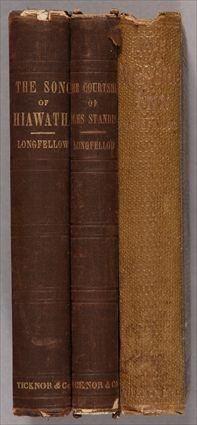 Appraisal: LONGFELLOW HENRY THREE CLASSIC TITLES Song of Hiawatha Boston First