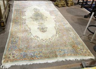 Appraisal: Persian Kerman carpet Persian Kerman carpet ' x '