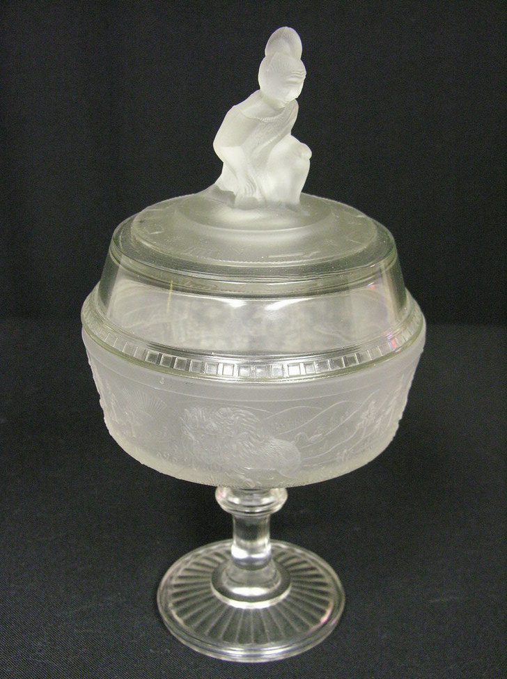 Appraisal: WESTWARD HO FOOTED COMPOTE The compote is h X diameter