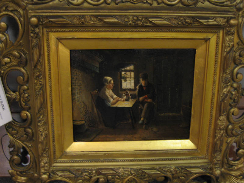 Appraisal: JAN ERNST DE GROOT DUTCH - Interior genre scene with