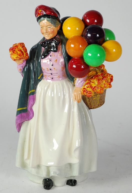 Appraisal: ROYAL DOULTON CHINA FIGURE 'BIDDY PENNY FARTHING' HN in high