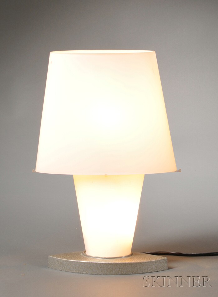 Appraisal: Daniela Puppa for Fontana Arte Table Lamp Frosted glass and