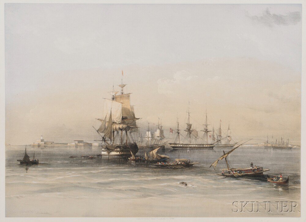 Appraisal: After David Roberts Scottish - Alexandria Plate from Views of