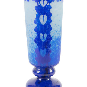 Appraisal: A Charles Schneider La Verre Francais Cameo Glass Vase TH