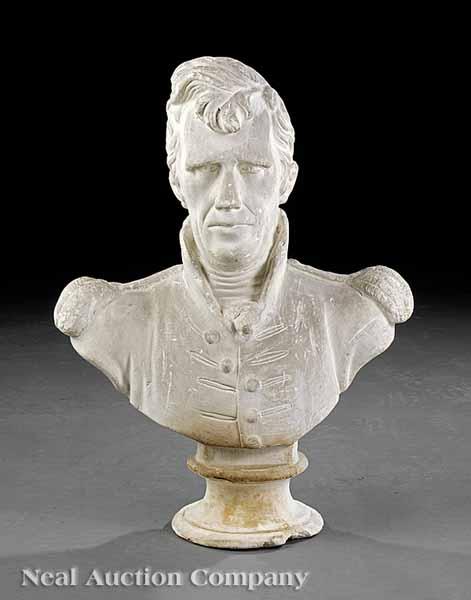 Appraisal: An American Plaster Bust of General Andrew Jackson early th