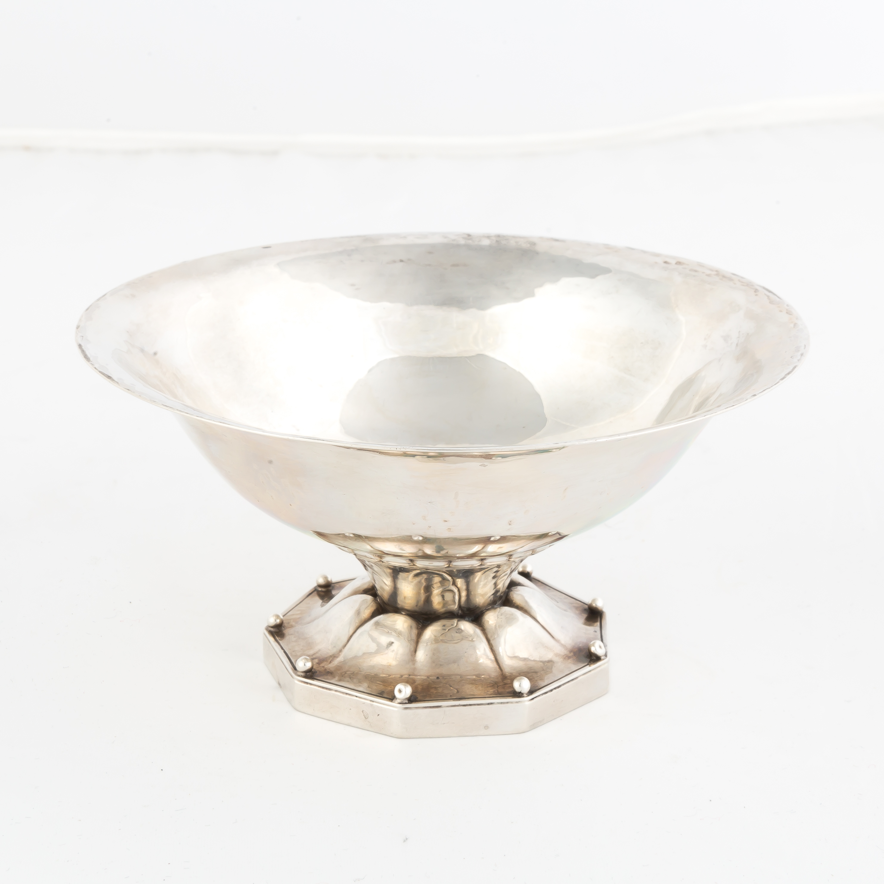 Appraisal: Georg Jensen Sterling Silver Compote Signed and numbered c -