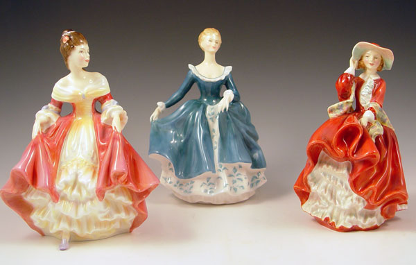 Appraisal: ROYAL DOULTON FIGURINES To include Southern Belle '' Janine ''