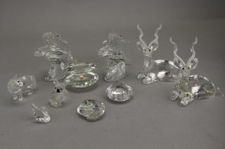 Appraisal: Assorted Swarovski Crystal Figures Assorted Swarovski Crystal Figures