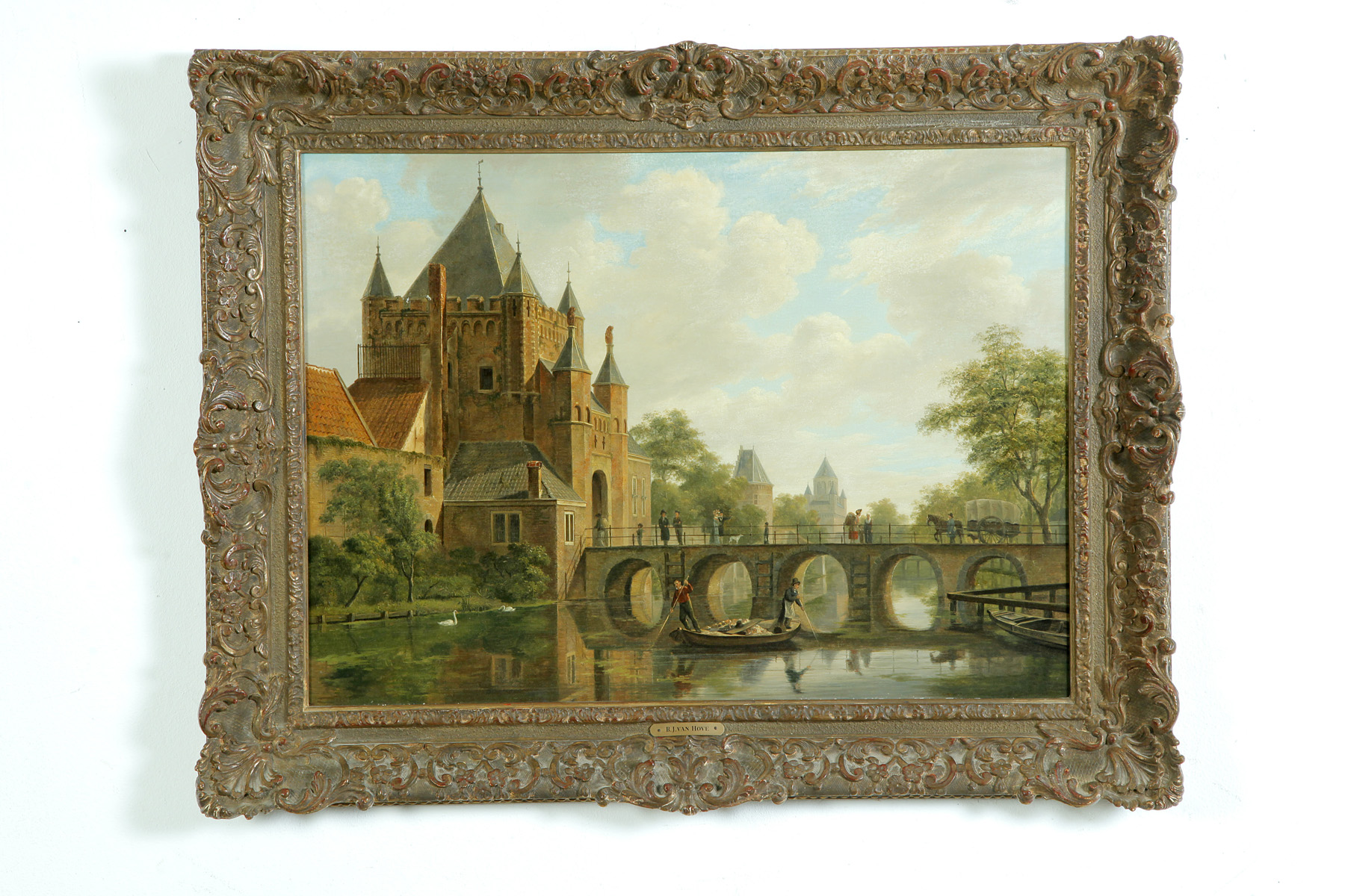 Appraisal: SCENE OF HAARLEM BY BARTHOLOMEUS JOHANNES VAN HOVE NETHERLANDS -