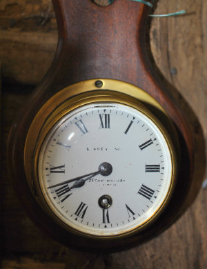 Appraisal: A small Victorian brass-cased ship's clock