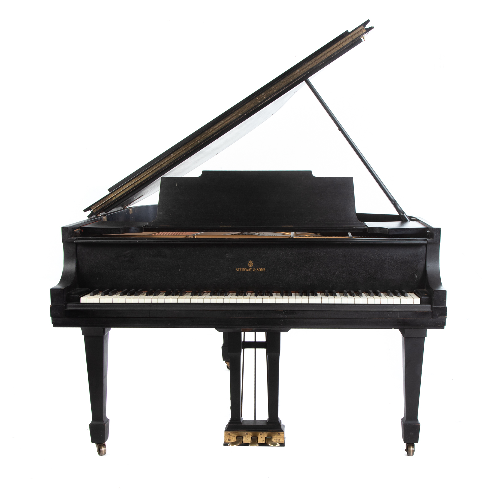 Appraisal: STEINWAY SON GRAND MODEL M PIANO Circa serial ebonized case