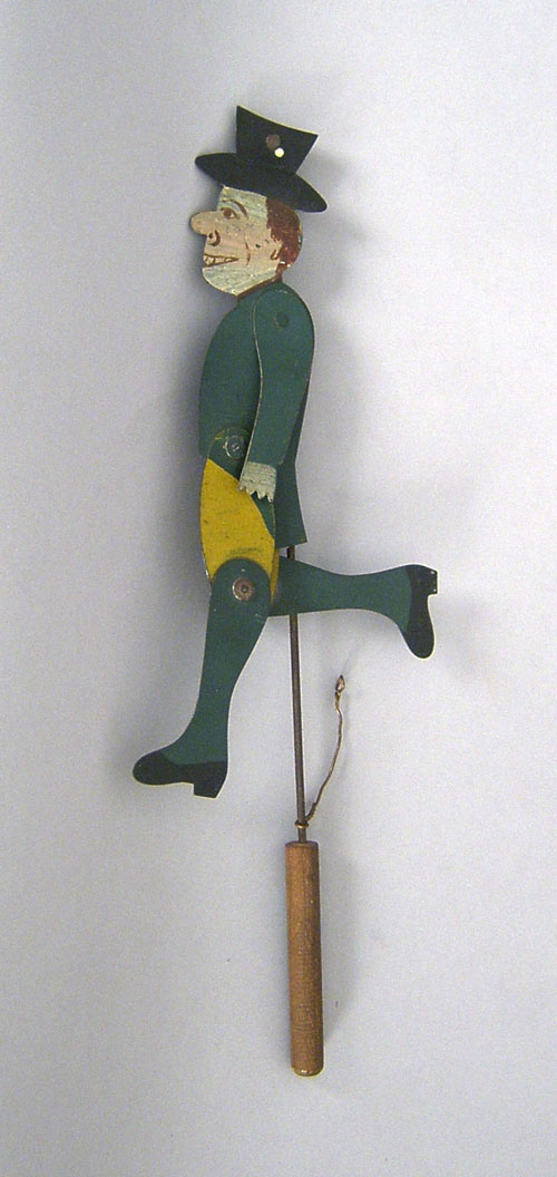 Appraisal: Painted tin jigger toy h