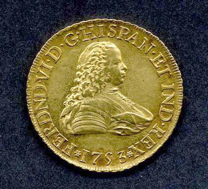 Appraisal: piece Gold Coin Mexico escudo Mexico City mint Moderate wear