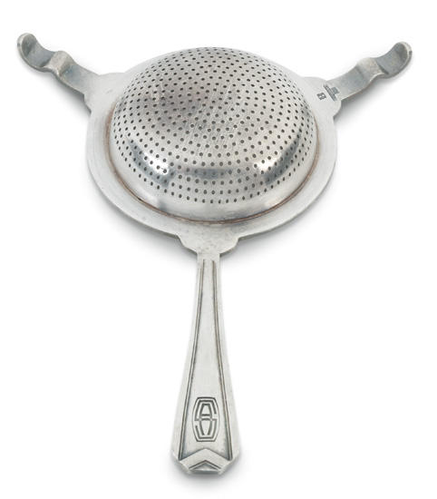 Appraisal: COMPAGNIE de NAVIGATION SUD-ATLANTIQUE Silver tea strainer by Christofle overall