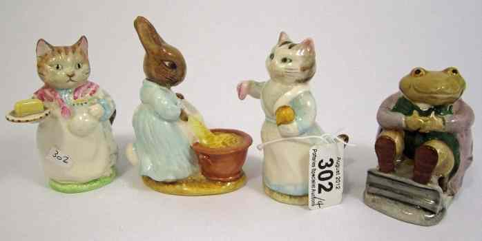 Appraisal: Beswick Beatrix Potter Figures Tabitha Twitchett Cecily Parsily Mr Jackson